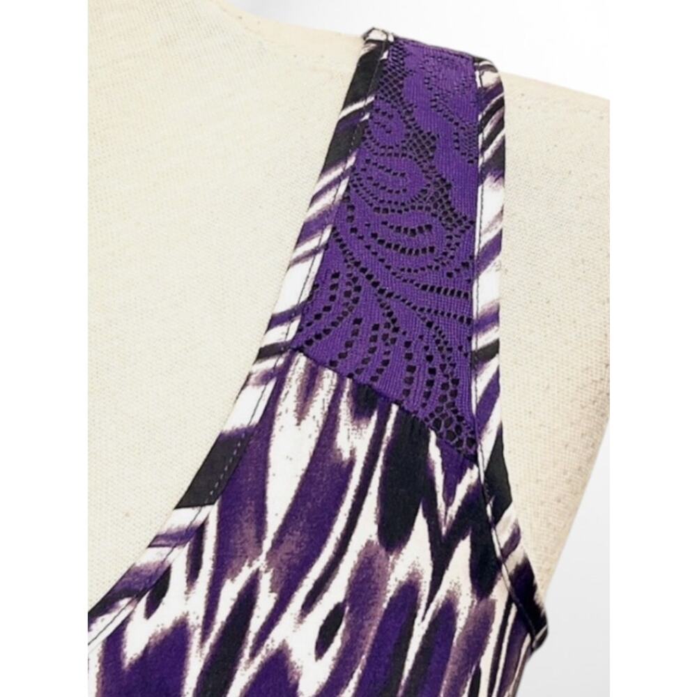 EXPRESS Women’s Small Purple High Low Open Back Dress - Picture 5 of 9